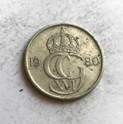 İsveç 50 Öre 1980