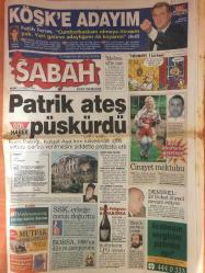 Sabah Gazetesi - 26 Aralik 1999 -  - Fatih Terim - Lyon - AP - Arto - Levent Kırca - Hakkı Keskin - Eren - Baha - İstemihan Talay - Kanada - İsviçre - Isla - LP - Rangers - AIK - Yusuf - Kırmızı Kart - Şili - Belçika - Real Madrid - Tugay Kerimoğlu - Romanya - Trabzonspor - Emre - Okay - Çelik - Cengiz - Dida - Galatasaray - Türk Telekom - Onur - Beşiktaş - Fred - Eder - Ege - Yasin - Yilmaz - Hikmet Karaman - Volkan - Orhan Ak - Rota - Ahmet Dursun - Yekta Güngör Özden - AKP - Agu - PAK - CHP - Bülent Ecevit - Fabri - Erdoğan - Redd - Mesut Yılmaz - ANAP - Sosyal Güvenlik - Anayasa Mahkemesi - Basın Toplantısı - Süleyman Demirel - Avrupa Birliği - Adamlar - Simge - Hadise - Bill Clinton - Orman