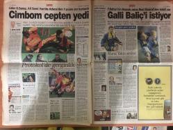 Sabah Gazetesi - 20 Mart 1999 -  - AP - Yilmaz - Yavuz Donat - Duman - Oscar - Eren - Eder - Lyon - Hakan Şükür - Hagi - Galatasaray - Emre - Gheorghe Hagi - Teknik Direktör - Fenerbahçe - Kupa Galipleri Kupası - Teknik Heyet - Fatih Terim - Onur - Puan Durumu - Sarı Kart - Roda - Volkan - Real Madrid - Beşiktaş - Tayfun - Metin Oktay - Belçika - Romanya - Gürcistan - Azerbaycan - MSP - Yusuf - Aziz Yıldırım - Aziz - Moldova - İtalya - Hasan Sas - Orman - Hasan Şaş - Bayern - Chelsea - Juventus - Lazio - UEFA Kupası - İsviçre - İspanya - Anayasa Mahkemesi - Allan - Can Dündar - Redd - Buray - Zara - Baha - Siyasi Partiler - Isak - Ege - Terörle Mücadele - Rauf Denktaş - LP - Sedat Peker - Bulgaristan - TKP - Almanya - DTP - Şili - DSP - ANAP - DYP - CHP - Didi - Şevket Kazan - Korkut Özal - Atiye - Yerel Seçimler - Hadise - Erdoğan - Bülent Ecevit - Necmettin Erbakan - Belediyeler - Litvanya - Şener