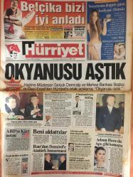 Hürriyet Gazetesi - 8 Nisan 2000 -  - Galatasaray - Belçika - Sıla - AP - Ayşe Arman - Selçuk - LP - Selçuk Demir - Avrupa Birliği - Ertuğrul Özkök - Redd - Eder - ANAP - Adamlar - Azerbaycan - Emre - Şimşek - Eren - Fenerbahçe - Yılmaz Vural - Teknik Direktör - Alpay - UEFA Kupası - Hulk - Tayfun - Sinan - Moldova - Fatih Terim - Puan Durumu - Çelik - Fransa - Lyon - Alpay Özalan - İspanya - Juventus - İtalya - Hakan Şükür - Halil Mutlu - Aziz - PAK - Manchester United - Arjantin - Ege - Duman - Süleyman Demirel - Baha - Almanya - Beto - Bülent Ecevit - Hindistan - Anayasa Değişikliği - DSP - MHP - Devlet Bahçeli - Yilmaz - Arto - Süreyya Serdengeçti - Yıldırım Akbulut - Siyasi Partiler - Onur - Basın Toplantısı - Ertugrul - Turgut Özal - DYP - DTP - Mesut Yılmaz - Beşiktaş - Erkan Mumcu - Belediyeler - Edis - Necmettin Erbakan - Manga