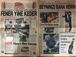 Hürriyet Gazetesi - 8 Nisan 2000 -  - Galatasaray - Belçika - Sıla - AP - Ayşe Arman - Selçuk - LP - Selçuk Demir - Avrupa Birliği - Ertuğrul Özkök - Redd - Eder - ANAP - Adamlar - Azerbaycan - Emre - Şimşek - Eren - Fenerbahçe - Yılmaz Vural - Teknik Direktör - Alpay - UEFA Kupası - Hulk - Tayfun - Sinan - Moldova - Fatih Terim - Puan Durumu - Çelik - Fransa - Lyon - Alpay Özalan - İspanya - Juventus - İtalya - Hakan Şükür - Halil Mutlu - Aziz - PAK - Manchester United - Arjantin - Ege - Duman - Süleyman Demirel - Baha - Almanya - Beto - Bülent Ecevit - Hindistan - Anayasa Değişikliği - DSP - MHP - Devlet Bahçeli - Yilmaz - Arto - Süreyya Serdengeçti - Yıldırım Akbulut - Siyasi Partiler - Onur - Basın Toplantısı - Ertugrul - Turgut Özal - DYP - DTP - Mesut Yılmaz - Beşiktaş - Erkan Mumcu - Belediyeler - Edis - Necmettin Erbakan - Manga