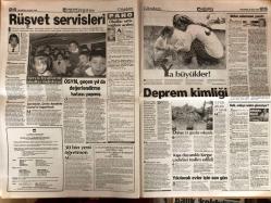 Hürriyet Gazetesi - 20 Eylül 1999 -  - Müjdat Gezen - Adamlar - Sinan - Lyon - Zara - AP - Fransa - Baha - Alaattin Çakıcı - Suso - Selçuk - Nazlı Ilıcak - Çelik - Oscar - Andre Agassi - Steffi Graf - Eren - Emin Çölaşan - Ertugrul - Tayfun - Fenerbahçe - Hulk - Yasin - Teknik Direktör - Hakan Şükür - Macaristan - Seda Sayan - Moldova - Beşiktaş - Mahmut - Alpay - LP - Emre - Yeni Transfer - Eder - Puan Durumu - Şili - Yusuf - Cengiz - Ege - Hagi - Mesut Yılmaz - Redd - Sami Selçuk - Necmettin Erbakan - Belediyeler - Tansu Çiller - DYP - PAK - Bedük - Saffet Arıkan Bedük - AKP - Akif Gülle - Mehmet Ali Birand - Ali Bayramoğlu - Merve Kavakçı - Anayasa Değişikliği - İsviçre - AIK - BBP - Aydın Doğan - Ertuğrul Özkök - Tufan Türenç - Atiba - Bülent Ecevit - Hikmet Sami Türk - DSP - Nez - Turgut Özal - Orman - Yunanistan - Süleyman Demirel - Belçika - Rusya