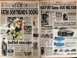 Hürriyet Gazetesi - 22 Nisan 1999 -  - AP - Lyon - Zara - CHP - ANAP - Onur - MHP - Devlet Bahçeli - Bülent Ecevit - DSP - DYP - Isla - Baha - Bahattin Şeker - Eder - Galatasaray - Borussia Dortmund - Almanya - Dida - LP - Alpay - Eren - Beşiktaş - Fenerbahçe - Gol Krallığı - Aykut Kocaman - Ertuğrul Sağlam - Yerli üretim - Fatih Terim - Teknik Direktör - Aziz Yıldırım - Aziz - Alper - Moldova - Yıldız Futbolcu - Teknik Heyet - Hakan Şükür - Hagi - Arif Erdem - Tanju Çolak - Model - Tansu Çiller - AIK - Adamlar - Seçim sonuçları - Seçim Sonuçları - Vural Savaş - Anayasa Mahkemesi - Agu - Siyasi Partiler - Müller - Lens - Belediyeler - Ege - Yerel Seçimler - Aydın Doğan - Ertuğrul Özkök - Bero - Sinan - Murat Karayalçın - Redd - Erdoğan - Recep Tayyip Erdoğan - Abdullah Gül - Celal Adan - Nazlı Ilıcak - Ali Müfit Gürtuna - Yerel Seçim Sonuçları - Volkan - Şili - Basın Toplantısı - Fransa - Mesut Yılmaz