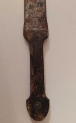 Çanakkale Savaşı Yıllarından Kalma Piyade Çerkez Kaması. Ak Mehmet Dedemizin Çanakkale ve Sakarya Meydan Muharebesi Savaşında da Kullandığı Kama-Süngü. Çift Tarafıda Kan Olukludur. (1910-1921 Yılları.)