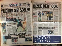 Hürriyet Gazetesi - 18 Kasım 1998  - İtalya - AP - Fatih Altaylı - Redd - Ertugrul - Avusturya - Trabzonspor - Galatasaray - Eder - Aziz - Fenerbahçe - Tayfun - Oğuz Çetin - Eren - Cem Uzan - Ege - Fransa - Aziz Yıldırım - Yilmaz - Basın Toplantısı - Zara - Juventus - Patron - Süper Lig - Fatih Terim - Beşiktaş - Karabükspor - Cengiz - Norveç - Teknik Direktör - Lens - Model - Moldova - Ukrayna - Hagi - Alper - LP - Malta - Recai Kutan - Murat Boz - Almanya - Esra - Agu - Adnan Polat - Yaşar Kemal - Erdal İnönü - Ertuğrul Özkök - Özgürlükler - Avrupa Birliği - Hükümet Krizi - Yunanistan - Sivil toplum - ANAP - Süleyman Demirel - Baha