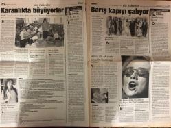 Milliyet Gazetesi - 15 Mart 1999  - Kupa Galipleri Kupası - AP - Galatasaray - Hasan Şaş - Adamlar - Eder - Taffarel - Fenerbahçe - Brezilya - Hagi - Ümit Karan - PAK - Emre - Gol Sevinci - Eren - Seren Serengil - Beşiktaş - Trabzonspor - Puan Durumu - Fatih Terim - Gökçe - Kırmızı Kart - Yasin - Bero - Ertugrul - Okay - Alpay - LP - Basın Toplantısı - Teknik Direktör - Teknik Heyet - Bilet Fiyatları - Harun - Ukrayna - Bulgaristan - Baha - Şampiyonlar Ligi - Belçika - Rusya - Taraftar Desteği - Tayfun - MSP - Orman - Bülent Ecevit - DSP - CHP - Edis - Şili - DYP - Necmettin Erbakan - Zara - Siyasi Partiler - ANAP - Terörle Mücadele - DTP - BBP - Anayasa Değişikliği - Demokratikleşme - Cemil Çiçek - Recai Kutan - Erdoğan - Şener - Recep Tayyip Erdoğan - Genel Seçimler - Yerel Seçimler - MHP - Ali Talip Özdemir - Adnan Polat - Isla - Barış Manço - Berna Yılmaz - Yusuf - Yusuf Hayaloğlu