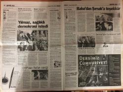 Milliyet Gazetesi - 25 Ekim 1998  - AP - Baha - CHP - Gülben Ergen - Mesut Yılmaz - Tarkan - Orhan Pamuk - MHP - Fenerbahçe - Takım Otobüsü - Beşiktaş - Alpay - LP - Moldova - AKP - PAK - Bayern - Bayern Münih - Galatasaray - Özgül - ATP - Eren - Kupa Galipleri Kupası - Teknik Direktör - Yıldız Futbolcu - Kulüp Doktoru - Cengiz - Ege - Aziz Yıldırım - Aziz - Dida - Sarı Kart - Teknik Heyet - Hollanda - Eder - Avrupa Şampiyonası - Volkan - Çek Cumhuriyeti - MSP - Ertugrul - Roda - Derbi Maçı - Norveç - Ukrayna - Juventus - Athletic Bilbao - Rosenborg - Kanada - Yilmaz - Ersin Taranoğlu - Orman - Belediye başkanı - Sinan - Ozan - ANAP - Doğu Perinçek - DSP - Model - Allan - Güneş Taner - Bülent Ecevit - Deniz Baykal - Zara - Redd - Sağlık sigortası - Sağlık Reformu - Mesut Parlak - Eğitim reformu - Eğitim Reformu - DYP - Tansu Çiller - Duman - Aydın Doğan - Patron - Fikri Sağlar - Onur - Didi - Fabri