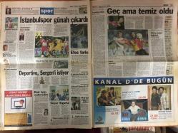 Milliyet Gazetesi - 25 Ekim 1998  - AP - Baha - CHP - Gülben Ergen - Mesut Yılmaz - Tarkan - Orhan Pamuk - MHP - Fenerbahçe - Takım Otobüsü - Beşiktaş - Alpay - LP - Moldova - AKP - PAK - Bayern - Bayern Münih - Galatasaray - Özgül - ATP - Eren - Kupa Galipleri Kupası - Teknik Direktör - Yıldız Futbolcu - Kulüp Doktoru - Cengiz - Ege - Aziz Yıldırım - Aziz - Dida - Sarı Kart - Teknik Heyet - Hollanda - Eder - Avrupa Şampiyonası - Volkan - Çek Cumhuriyeti - MSP - Ertugrul - Roda - Derbi Maçı - Norveç - Ukrayna - Juventus - Athletic Bilbao - Rosenborg - Kanada - Yilmaz - Ersin Taranoğlu - Orman - Belediye başkanı - Sinan - Ozan - ANAP - Doğu Perinçek - DSP - Model - Allan - Güneş Taner - Bülent Ecevit - Deniz Baykal - Zara - Redd - Sağlık sigortası - Sağlık Reformu - Mesut Parlak - Eğitim reformu - Eğitim Reformu - DYP - Tansu Çiller - Duman - Aydın Doğan - Patron - Fikri Sağlar - Onur - Didi - Fabri