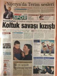 Milliyet Gazetesi - 9 Şubat 2000  - Fatih Terim - Teknik Direktör - AP - Indiana Pacers - Fenerbahçe - Aziz Yıldırım - Aziz - Ali Şen - Eder - Galatasaray - Şili - Gökçe - Saffet Sancaklı - Metin Tekin - Beşiktaş - Zara - Onur - Şampiyonlar Ligi - Yilmaz - Fransa - Hollanda - Belçika - Polonya - Kupa Galipleri Kupası - Ege - Ukrayna - Rusya - Orman - Sıla - Model - Ali Demir - Eren - Fikret Ünlü - Almanya - Portekiz - Avrupa Ligi - Türk Telekom - Efes Pilsen - Gran Canaria - Varese - Disiplin Kurulu - Hagi - Redd - Michael Jordan - Mirsad Türkcan - New York Knicks - Trabzonspor - FIFA Dünya Kupası - Isla - Anayasa Mahkemesi - Erdoğan - Yerel yönetim - Lille - Merve Kavakçı - Abdullah Gül - Parti Lideri - Siyasi Partiler - Pakistan - Bangladeş - AK Parti - PAK - Bülent Arınç - Recep Tayyip Erdoğan - Necmettin Erbakan - MSP - Ruşen Çakır - ANAP - DTP - DSP - Mesut Yılmaz - Tansu Çiller - DYP - Bulgaristan