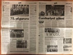 Milliyet Gazetesi - 30 Ekim 1998  - LP - Teknik Direktör - Agu - Eder - AP - Partizan - Arto - Danimarka - Real Madrid - Barcelona - Fenerbahçe - Beşiktaş - Ege - Gökçe - Halil Ergün - Deniz Gökçe - Mahmut - PAK - Yunanistan - Cengiz - Yilmaz - Neto - Özgün - Mahsun Kırmızıgül - Trabzonspor - Efes Pilsen - Tayfun - Chelsea - Şili - Süper Lig - Gianfranco Zola - Fransa - Hollanda - Norveç - Romanya - Rusya - Marcel Desailly - Roberto Di Matteo - Gianluca Vialli - Hagi - Brezilya - İspanya - Indiana Pacers - Baha - Belçika - Güneş Taner - Didi - Eren - CHP - Süleyman Demirel - Bülent Ecevit - Hikmet Çetin - Ahmet Necdet Sezer - Mesut Yılmaz - Anayasa Mahkemesi - MHP - Devlet Bahçeli - Hüsamettin Cindoruk - Deniz Baykal - Muhsin Yazıcıoğlu - DTP - BBP - Korkut Özal - DYP - Isak - Isla - Azerbaycan - Pakistan - Taha Akyol - Isco - Almanya - Portekiz - Redd - Demokratikleşme - Kıbrıs - İngiltere - Okay