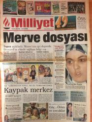 Milliyet Gazetesi - 4 Mayıs 1999  - AP - Galatasaray - Süleyman Demirel - Fransa - ANAP - Merve Kavakçı - Ege - Yusuf - Isla - MHP - Eder - Taha Akyol - PAK - DSP - DYP - Bülent Ecevit - Tansu Çiller - Deniz Baykal - CHP - Redd - Hasan Cemal - Duman - Teknik Direktör - Eren - Beşiktaş - Almanya - Michael Schumacher - Cengiz - Belçika - İtalya - Joker - Trabzonspor - Disiplin Kurulu - Hagi - Alpay - LP - Fatih Terim - Aziz - Aziz Yıldırım - Fenerbahçe - Karabükspor - Taffarel - Puan Durumu - Hakan Şükür - Moldova - Adamlar - Gökçe - MSP - Onur - Vural Savaş - Didi - Emre - Anayasa Mahkemesi - Selçuk - Hikmet Çetin - Murat Karayalçın - Ertuğrul Günay - Ercan Karakaş - Erol Çevikçe - Erdoğan - Mahmut - Fikri Sağlar - Ali Topuz - Devlet Bahçeli - Alparslan Türkeş - Hadise - Müller - Nazlı Ilıcak - Basın Toplantısı - Malta - Zara - Buray - Şener - Abdüllatif Şener - Yaşar Okuyan - Döviz kuru - Uzi - Isak
