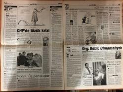 Milliyet Gazetesi - 4 Mayıs 1999  - AP - Galatasaray - Süleyman Demirel - Fransa - ANAP - Merve Kavakçı - Ege - Yusuf - Isla - MHP - Eder - Taha Akyol - PAK - DSP - DYP - Bülent Ecevit - Tansu Çiller - Deniz Baykal - CHP - Redd - Hasan Cemal - Duman - Teknik Direktör - Eren - Beşiktaş - Almanya - Michael Schumacher - Cengiz - Belçika - İtalya - Joker - Trabzonspor - Disiplin Kurulu - Hagi - Alpay - LP - Fatih Terim - Aziz - Aziz Yıldırım - Fenerbahçe - Karabükspor - Taffarel - Puan Durumu - Hakan Şükür - Moldova - Adamlar - Gökçe - MSP - Onur - Vural Savaş - Didi - Emre - Anayasa Mahkemesi - Selçuk - Hikmet Çetin - Murat Karayalçın - Ertuğrul Günay - Ercan Karakaş - Erol Çevikçe - Erdoğan - Mahmut - Fikri Sağlar - Ali Topuz - Devlet Bahçeli - Alparslan Türkeş - Hadise - Müller - Nazlı Ilıcak - Basın Toplantısı - Malta - Zara - Buray - Şener - Abdüllatif Şener - Yaşar Okuyan - Döviz kuru - Uzi - Isak