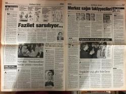 Milliyet Gazetesi - 4 Mayıs 1999  - AP - Galatasaray - Süleyman Demirel - Fransa - ANAP - Merve Kavakçı - Ege - Yusuf - Isla - MHP - Eder - Taha Akyol - PAK - DSP - DYP - Bülent Ecevit - Tansu Çiller - Deniz Baykal - CHP - Redd - Hasan Cemal - Duman - Teknik Direktör - Eren - Beşiktaş - Almanya - Michael Schumacher - Cengiz - Belçika - İtalya - Joker - Trabzonspor - Disiplin Kurulu - Hagi - Alpay - LP - Fatih Terim - Aziz - Aziz Yıldırım - Fenerbahçe - Karabükspor - Taffarel - Puan Durumu - Hakan Şükür - Moldova - Adamlar - Gökçe - MSP - Onur - Vural Savaş - Didi - Emre - Anayasa Mahkemesi - Selçuk - Hikmet Çetin - Murat Karayalçın - Ertuğrul Günay - Ercan Karakaş - Erol Çevikçe - Erdoğan - Mahmut - Fikri Sağlar - Ali Topuz - Devlet Bahçeli - Alparslan Türkeş - Hadise - Müller - Nazlı Ilıcak - Basın Toplantısı - Malta - Zara - Buray - Şener - Abdüllatif Şener - Yaşar Okuyan - Döviz kuru - Uzi - Isak
