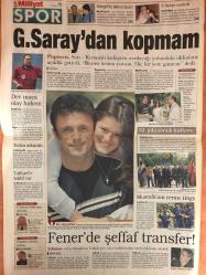 Milliyet Gazetesi - 4 Mayıs 1999  - AP - Galatasaray - Süleyman Demirel - Fransa - ANAP - Merve Kavakçı - Ege - Yusuf - Isla - MHP - Eder - Taha Akyol - PAK - DSP - DYP - Bülent Ecevit - Tansu Çiller - Deniz Baykal - CHP - Redd - Hasan Cemal - Duman - Teknik Direktör - Eren - Beşiktaş - Almanya - Michael Schumacher - Cengiz - Belçika - İtalya - Joker - Trabzonspor - Disiplin Kurulu - Hagi - Alpay - LP - Fatih Terim - Aziz - Aziz Yıldırım - Fenerbahçe - Karabükspor - Taffarel - Puan Durumu - Hakan Şükür - Moldova - Adamlar - Gökçe - MSP - Onur - Vural Savaş - Didi - Emre - Anayasa Mahkemesi - Selçuk - Hikmet Çetin - Murat Karayalçın - Ertuğrul Günay - Ercan Karakaş - Erol Çevikçe - Erdoğan - Mahmut - Fikri Sağlar - Ali Topuz - Devlet Bahçeli - Alparslan Türkeş - Hadise - Müller - Nazlı Ilıcak - Basın Toplantısı - Malta - Zara - Buray - Şener - Abdüllatif Şener - Yaşar Okuyan - Döviz kuru - Uzi - Isak