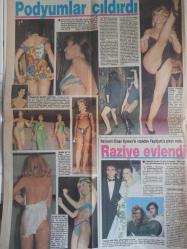 Hafta Sonu Extra Haftalık Aktüalite Sinema Tiyatro Müzik ve Magazin Gazetesi - 22 Mart 1991 - Dansöz Yağmur - Hiddink'i Yine Yakaladık! - Dursun Karadağ - Vah Zavallı - Meral Konrad - Dansöz Yağmur - Türkan Şoray - Sultan'ın Evindeki Kahveci - Ali Poyrazoğlu - Adnan Kahveci - Cenk Koray - Sibel Barış - Meltem Doğanay - Yaşar Göksoy - Muazzez Ersoy - 8 Yıl Sonra Gülen Şans - Leman Sam - Kayahan - Örsan Öymen - Oğuz Tunç - Yasemin Gedik - Nicci Foley - Zeynep Tunuslu - Podyumlar Çıldırdı fotoğraf ve haberi - Tam Takım Gazete