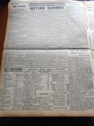 Yeni İstanbul Gazetesi - 26 Eylül 1955 - Celal Bayar Bu Sabah Dost İran'dan Avdet Etti - Mustafa Nermi - Amerikan Başkanı Eisenhower Bir Kaç Ay İstirahat Edecek - İl Genel Meclisi Seçimini Demokrat Parti Kazandı - Janet Kasırgasının Sebep Olduğu Zarar - Halide Edib'in Çocukluğundan 1917'ye Kadar Hatıraları 1 Yazı Dizisi - Kapalıçarşı'daki Dükkanlar İçin Müsabaka Açıldı - Profesör Ahmet Caferoğlu Bağdat'a Gitti - İran Şehinşahı Celal Bayar'a Nişan Verdi - İstanbul Ve Teknik Üniversite Radyo Programı - Ölümünün 23. Yıldönümü Münasebetiyle Büyük Türk Muharriri Ahmet Rasim - Sanat Konuları - Vanda Landovska Ve Ayşe Savaşır - Atatürk'ün Kurdukları Dil Bayramımız - Macaristan Puşkaş'ın Penaltısı İle Budapeşte'de Yine Yenilmedi - Vefa Boks Şubesini İhya Ediyor - Macarların Yıldız Oyuncusu Kocsis - Avrupa Boks Şampiyonluğu - Çapamarka