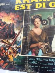 Krakatoa - Büyük macera, ORİJİNAL İTALYANCA SİNEMA BEZ AFİŞİ - KRAKATOA EST DI GIAVA, 1968, FİLM BEZ AFİŞİ / POSTERİ - BÜYÜK BOY - ORİJİNAL - 66 X 46 cm EBADINDA - Original Turkish Big Size Movie Poster - Bernard L. Kowalski, Maximilian Schell, Diane Baker, Brian Keith, Barbara Werle, Sal Mineo, Rossano Brazzi, John Leyton, J.D. Cannon, Jacqueline Chan, CINERAMA