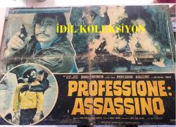 Mekanik, ORİJİNAL İTALYANCA SİNEMA BEZ AFİŞİ - The Mechanic - Professione Assassino, 1972, FİLM BEZ AFİŞİ / POSTERİ - BÜYÜK BOY - ORİJİNAL - 65 X 45 cm EBADINDA - Original Turkish Big Size Movie Poster - Michael Winner, Charles Bronson, Jan-Michael Vincent, Keenan Wynn, Jill Ireland, Linda Ridgeway, Frank DeKova, James Davidson, Lindsay Crosby, Steve Cory, Tak Kubota, Patrick O'Moore