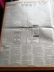 Yeni İstanbul Gazetesi - 21 Ağustos 1955 - Fas Ve Cezayirde Kanlı Çarpışma 300 Ölü Var - Ticaret Vekili Sıtkı Yırcalı İzmir Fuarını Açarken Yeni Dış Ticaret Rejimini De İzah Etti - Şiddetli Bir Tayfun Dün Amerika'yı Altüst Etti - Irak Kralı İkinci Faysal Savarona İle Fransa'ya Hareket Etti - Dün İstanbul'da 50 Gram Kahve Bulmak Mümkün Olmadı - Atom Konferansı Sona Erdi - Pedagoji Kongresi - Ankara İstanbul İzmir Radyosu Programı - Biyoloji Ve Din - Fenerbahçe Hacettepe Bugün Karşılaşıyorlar - Balkanların 1 Numaralı Atleti Osman Coşgül - Adalar Kupası Yelken Yarışları -  Sportif Oyunlar Federasyonu - Çapamarka - Gripin