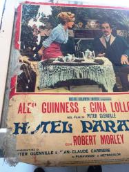 Çapkınlar oteli, ORİJİNAL İTALYANCA SİNEMA BEZ AFİŞİ - HOTEL PARADISO, 1966, FİLM BEZ AFİŞİ / POSTERİ - BÜYÜK BOY - ORİJİNAL - 67 X 45 cm EBADINDA - Original Turkish Big Size Movie Poster - Peter Glenville, Gina Lollobrigida, Alec Guinness, Robert Morley, Peggy Mount, Duggie Byng, Robertson Hare, David Battley, Ann Beach, Eddra Gale