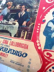 Çapkınlar oteli, ORİJİNAL İTALYANCA SİNEMA BEZ AFİŞİ - HOTEL PARADISO, 1966, FİLM BEZ AFİŞİ / POSTERİ - BÜYÜK BOY - ORİJİNAL - 67 X 45 cm EBADINDA - Original Turkish Big Size Movie Poster - Peter Glenville, Gina Lollobrigida, Alec Guinness, Robert Morley, Peggy Mount, Duggie Byng, Robertson Hare, David Battley, Ann Beach, Eddra Gale