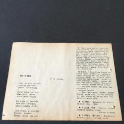 22 HAZİRAN 1958 -TAKVİM YAPRAĞI-DOĞUM GÜNÜ HEDİYESİ-AJANS-TÜRK ŞİİRLİ VE SAATLİ TÜRKİYE TAKVİMİ,Y.Z.ORTAÇ,FAL,FIKRA,ALMANYANIN RUSYAYA HARP İLANI 1941,GÜZEL SÖZ,YEMEK LİSTESİ