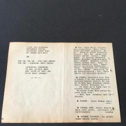30 HAZİRAN 1958 -TAKVİM YAPRAĞI-DOĞUM GÜNÜ HEDİYESİ-AJANS-TÜRK ŞİİRLİ VE SAATLİ TÜRKİYE TAKVİMİ,JEAN MOREAS,FAL,FIKRA,2.BALKAN HARBİ 1913,GÜZEL SÖZ,YEMEK LİSTESİ