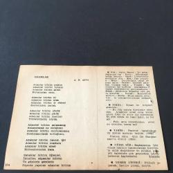 6 TEMMUZ 1958 -TAKVİM YAPRAĞI-DOĞUM GÜNÜ HEDİYESİ-AJANS-TÜRK ŞİİRLİ VE SAATLİ TÜRKİYE TAKVİMİ,HENRİ DE REGNİER,A.N.ASYA,FAL,FIKRA,PASTEUR TARAFINDAN İLK KUDUZ AŞISININ TATBİKİ 1885,FRANSIZ EDİBİ GUY DE MAUPASSANTIN ÖLÜMÜ 1803,GÜZEL SÖZ,YEMEK LİSTESİ
