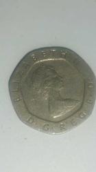 İNGİLTERE  1982   20 PENCE