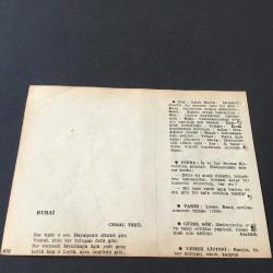 24  TEMMUZ 1958 -TAKVİM YAPRAĞI-DOĞUM GÜNÜ HEDİYESİ-AJANS-TÜRK ŞİİRLİ VE SAATLİ TÜRKİYE TAKVİMİ,CEMAL YEŞİL,FAL,FIKRA,LOZAN BARIŞ ANLAŞMASININ İMZASI 1923,GÜZEL SÖZ,YEMEK LİSTESİ