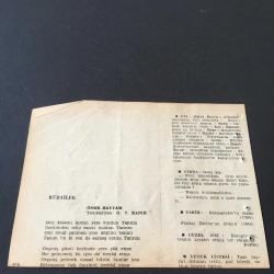 27  TEMMUZ 1958 -TAKVİM YAPRAĞI-DOĞUM GÜNÜ HEDİYESİ-AJANS-TÜRK ŞİİRLİ VE SAATLİ TÜRKİYE TAKVİMİ,Ü.Y.OĞUZCAN,ÖMER HAYYAM,FAL,FIKRA,ROBESPİERRENİN İDAMI 1794,DALTONUN ÖLÜMÜ 1844,GÜZEL SÖZ,YEMEK LİSTESİ