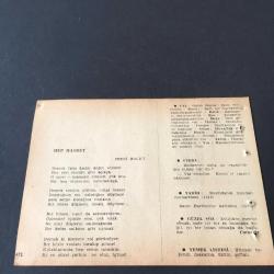 24 AĞUSTOS 1958 -TAKVİM YAPRAĞI-DOĞUM GÜNÜ HEDİYESİ-AJANS-TÜRK ŞİİRLİ VE SAATLİ TÜRKİYE TAKVİMİ,O.V.KANIK,FEYZİ HALICI,FAL,FIKRA,MERCİDABIK SAVAŞI 1516,SAİNT BARTHELMY KATLİAMI 1572,GÜZEL SÖZ,YEMEK LİSTESİ