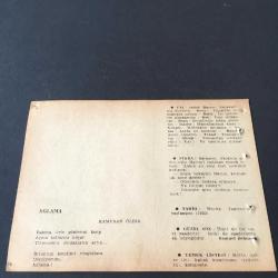 26 AĞUSTOS 1958 -TAKVİM YAPRAĞI-DOĞUM GÜNÜ HEDİYESİ-AJANS-TÜRK ŞİİRLİ VE SAATLİ TÜRKİYE TAKVİMİ,ŞİNASİ ÖZDENOĞLU,KAMURAN ÖZBİR,FAL,FIKRA,BÜYÜK TAARUZUN BAŞLANGICI,1922,GÜZEL SÖZ,YEMEK LİSTESİ