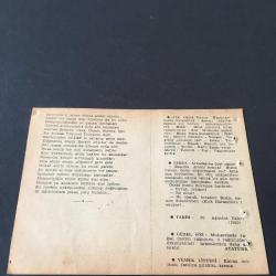 30 AĞUSTOS 1958 -TAKVİM YAPRAĞI-DOĞUM GÜNÜ HEDİYESİ-AJANS-TÜRK ŞİİRLİ VE SAATLİ TÜRKİYE TAKVİMİ,B.K.ÇAĞLAR,FAL,FIKRA,30 AĞUSTOS ZAFERİ 1922,GÜZEL SÖZ,YEMEK LİSTESİ