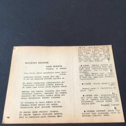 31 AĞUSTOS 1958 -TAKVİM YAPRAĞI-DOĞUM GÜNÜ HEDİYESİ-AJANS-TÜRK ŞİİRLİ VE SAATLİ TÜRKİYE TAKVİMİ,Z.O.SABA,JULES ROMAİNS,FAL,FIKRA,5.MURATIN HALİ,1876,FRANSIZ YAZAR T.GAUTLERİN DOĞUMU 1811,GÜZEL SÖZ,YEMEK LİSTESİ,