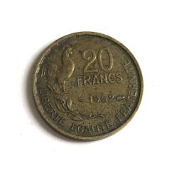 Fransa 20 Frank 1952