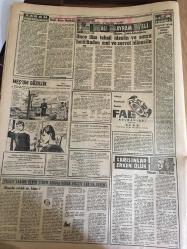 YENİ SABAH GAZETESİ  7 TEMMUZ 1963 YIL :28 SAYI :8733---CHP 'liler göre hala Güler yüzlü idare kurulamadı ----Katil  İlyas Şoris ,aile  baskısından dert yandı --İstanbul u  istila eden yeni  dans  :Holly -Golly ----Hasbi Beyin Mektubu : Siyavuşgil --Berksoy  bu kadar kötü bir netice beklemiyorduk  dedi - --Ayvalık deyince  akla  zeytin gelir --Edremit 'in zeytin  'i , zeytin yağı  meşhurdur  ---Arjantin de başkanlık seçimi bugün yapılıyor ---Sinemalar Tiyatrolar :İstanbul : Atlas : Yastık   Sohbeti ,İnci :Ayşecik Ateş Parçası ,Konak : Yalnız ve Cesur ,Lüks :İhtiras Yolcuları -----Türkiye  'nin   en sevilen  futbolcusu  :Metin Oktay  :6  defa gol kralı  olan  Metin  Oktay krallığını devam  ettirmek  azminde --Metin  330.038 reyle  en sevilen  futbolcu ,Lefter  ise  311.637 reyle ikinci seçildi --Lefter  Milli Takımda  en fazla  oynamış  en çok  gol atmış  bir futbolcudur--