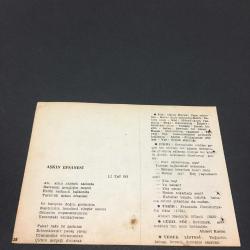 21 EYLÜL 1958 -TAKVİM YAPRAĞI-DOĞUM GÜNÜ HEDİYESİ- AJANS -TÜRK ŞİİRLİ VE SAATLİ TÜRKİYE TAKVİMİ,NERİME TONGUÇ,Lİ TAİ PO,FAL,FIKRA,FRANSADA CUMHURİYETİN İLANI 1792,AHMET RASİMİN ÖLÜMÜ 1932,GÜZEL SÖZ,YEMEK LİSTESİ