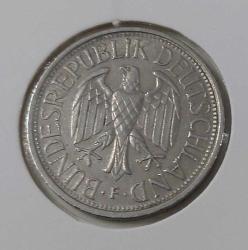 1979-F BATI ALMANYA DEUTSCHE 1 MARK ORİJİNAL MADENİ PARASI NADİR HARFLİSİ ÇİLALTI-ÇİL AA2BB1R ÇOK NADİR