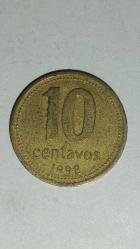 ARJANTIN  1992 10 CENTAVOS