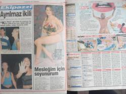 Ekip Haftalık Aktüalite Sinema Tiyatro Müzik ve Magazin Gazetesi - 16 Ağustos 1997 - Şükür Bakireyim - Sekreterine Fahişe Diyen Karısını Bıçakladı - Adalet Durma - Babasını Affetmedi - O Bir Katil, Az Daha Annemi de Öldürecekti - Seval Hacı - Polis, Bir Taşla İki Kuş Vurdu! - Mehmet Yazar - Cengiz Özgören - Karısını Hastaneleik Edinceye Kadar Dövdü - Mesaiye Kalan Kocasını Aldattı! - Aydın Gürsel - Gürüz Tüzin - Mesleğim İçin Soyunurum - Sanem Çelik - Ece Uslu - Polis 2000 Çizgi Romanı - Dök İçini Rahatla - Pozitif Gençlik - Yeniden Doğdum Fotoromanı - Çok Ayıp Etti - Dansöz Papatya - O Alemin İnsanları - Özkan Taşdelen - Yazık Oldu fotoğraf ve haberi - Tam Takım Dergi
