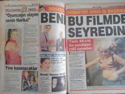 Dedektif Haftalık Aktüalite Sinema Tiyatro Müzik ve Magazin Gazetesi - 16 Ağustos 1997 - İblis! - Kapak Haberi - Göğüsümü Bozdu! - Böyle Estetik Yapılır mı! - Ayşen Kaya - Babasının Sevgilisiyle! - Ferda - Serhan Erin, Keyifler Yerinde - Tarık Akan - Ebru Şallı - Ozan Orhon - Burak Kut - Ahmet San - Beni Bu Filmde Seyredin! - Kocamın Patronunu Nasıl Ayarttım - O'nun Hikayesi - Maymun Adam ve Eni Çizgi Romanı - Sevdiğinizden Haber Var - Dedektif Kız Çizgi Romanı - Kocam Dengesiz - Hatice Gezer - Asayiş Berkemal Çizgi Romanı - Bravo Genç - Otobüsteki Adam - Küçük İlanlar - Katil Babam! - Gülender Sevil - Seval Halıcı - Uçakta Taciz - Michella - Pierro ve Petro fotoğraf ve haberi - Tam Takım Dergi