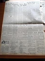 Yeni İstanbul Gazetesi - 23 Ağustos 1956 - Refik Halid Karay - Maliye Vekili Nedim Ökmen İstifa Etti - Süveyş Konferansı 24 Saat Uzatıldı - Arap Petrolü İskenderun Körfezinden Akıtılacak - Ses Sanatkarı Zeki Müren Bir Polis Memuru İle Tartışıp Mahkemelik Oldu - 100 Polis Dün Şehir Caddelerinden Geçti - Ticaret Vekili Zeyyad Mandalinci - Pakistan Kızılay Başkanı Lady Noon Dün Şehrimize Geldi - Komünist Partisi Niçin Kanun Dışı İlan Edildi - Tekel Genel Müdürü Ömer Refik Yaltkaya - Prenses Margaret 26 Yaşında - Evli Kadınlara Yeni Saadet Zinciri - Mareşal Tito - Evlilik Mi Bekarlık Mı Yazan Necla Seyhun - Opon Ağrı Kesici - Ankara İstanbul Radyosu Programı - Galatasaray Futbol Takımı Dün Romanya'ya Gitti - Elizabeth Taylor'un Michael Wilding'den Ayrılması - Voleybol Milli Takımımız Paris'e Hareket Etti