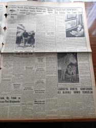 Yeni İstanbul Gazetesi - 23 Ağustos 1956 - Refik Halid Karay - Maliye Vekili Nedim Ökmen İstifa Etti - Süveyş Konferansı 24 Saat Uzatıldı - Arap Petrolü İskenderun Körfezinden Akıtılacak - Ses Sanatkarı Zeki Müren Bir Polis Memuru İle Tartışıp Mahkemelik Oldu - 100 Polis Dün Şehir Caddelerinden Geçti - Ticaret Vekili Zeyyad Mandalinci - Pakistan Kızılay Başkanı Lady Noon Dün Şehrimize Geldi - Komünist Partisi Niçin Kanun Dışı İlan Edildi - Tekel Genel Müdürü Ömer Refik Yaltkaya - Prenses Margaret 26 Yaşında - Evli Kadınlara Yeni Saadet Zinciri - Mareşal Tito - Evlilik Mi Bekarlık Mı Yazan Necla Seyhun - Opon Ağrı Kesici - Ankara İstanbul Radyosu Programı - Galatasaray Futbol Takımı Dün Romanya'ya Gitti - Elizabeth Taylor'un Michael Wilding'den Ayrılması - Voleybol Milli Takımımız Paris'e Hareket Etti