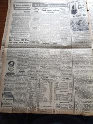 Yeni İstanbul Gazetesi - 23 Ağustos 1956 - Refik Halid Karay - Maliye Vekili Nedim Ökmen İstifa Etti - Süveyş Konferansı 24 Saat Uzatıldı - Arap Petrolü İskenderun Körfezinden Akıtılacak - Ses Sanatkarı Zeki Müren Bir Polis Memuru İle Tartışıp Mahkemelik Oldu - 100 Polis Dün Şehir Caddelerinden Geçti - Ticaret Vekili Zeyyad Mandalinci - Pakistan Kızılay Başkanı Lady Noon Dün Şehrimize Geldi - Komünist Partisi Niçin Kanun Dışı İlan Edildi - Tekel Genel Müdürü Ömer Refik Yaltkaya - Prenses Margaret 26 Yaşında - Evli Kadınlara Yeni Saadet Zinciri - Mareşal Tito - Evlilik Mi Bekarlık Mı Yazan Necla Seyhun - Opon Ağrı Kesici - Ankara İstanbul Radyosu Programı - Galatasaray Futbol Takımı Dün Romanya'ya Gitti - Elizabeth Taylor'un Michael Wilding'den Ayrılması - Voleybol Milli Takımımız Paris'e Hareket Etti