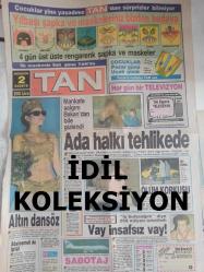 Tan Magazin Gazetesi - 23 Aralık 1988 - Mankafa Salgını Bakan'dan Bile Gizlendi - Ada Halkı Tehlikede - Nihat Kitapçı - Deniz Akbulut - Sökmen Bakioğlu - Altın Dansöz Neslihan Yargıcı - Emel Sayın - Türkan Şoray - Başkanlık Yakışıyor - Ağlamak Kaderim Oldu - Efsane Kadın fotoğraf ve haberi - Gazete Tam Değildir Sadece 2 Sayfası Mevcuttur