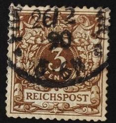 +++ ALMANYA REICH  1890  3p   - DAMGALI