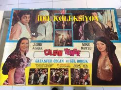 YEŞİLÇAM ORİJİNAL BEZ SİNEMA, Film AFİŞİ - Çılgın Yenge, 1971, BEZ FİLM AFİŞİ / POSTERİ - BÜYÜK BOY - ORİJİNAL - 68 X 48 cm EBADINDA - Original Turkish Big Size Movie Poster - Sırrı Gültekin, Sadık Şendil, Sadri Alışık, 	Gafur Uzuner, Suna Pekuysal, Gazanfer Özcan, Mine Mutlu, Ali Şen, Tuluğ Çizgen, Sadri Alışık, Sadettin Erbil, Ali Uyandıran, Semra Yıldız, Faik Coşkun, Ayla Arslancan, Gül Doruk, Tombiş Önder, Özdemir Baturalp, Metin Turan, Manasi Fillmeridis