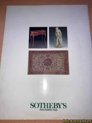 SOTHEBY'S FOUNDED 1744 / COLONNADE : OLD MASTER PAİNTİNGS CARPETS - CONTİNENTAL FURNİTURE AND EUROPEAN WORKS OF ART - İNGİLİZCE MÜZAYEDE KATALOĞU (COLONNADE : ESKİ USTA BOYAMA HALILARI - CONTİNENTAL MOBİLYA VE AVRUPA SANAT ESERLERİ)