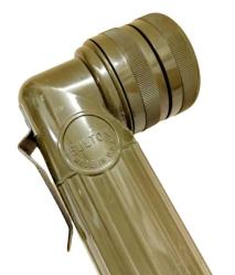 Amerikan Ordusu tarafından Kore ve Vietnam Savaşlarında askerlerin kullandığı Fulton marka el Feneri, şifreli isaretleşmeler için renkli camları da mevcut, çok iyi kondisyonda,  koleksiyonluk..20 cm.